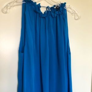 Ramy Brook. Blue Summer Blouse